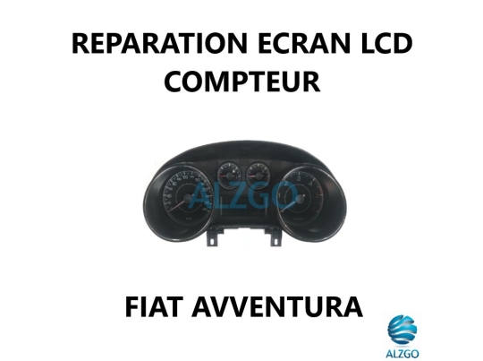 REPARATION ECRAN LCD COMPTEUR FIAT AVVENTURA