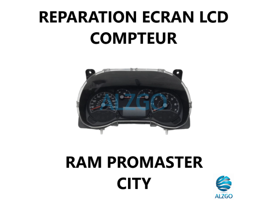 REPARATION ECRAN LCD COMPTEUR RAM PROMASTER CITY