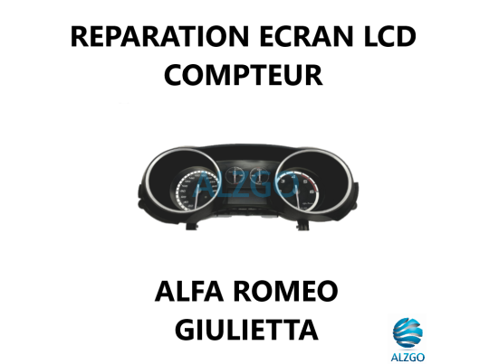 REPARATION ECRAN LCD COMPTEUR ALFA ROMEO GIULIETTA