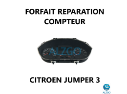 FORFAIT REPARATION COMPTEUR CITROEN JUMPER 3