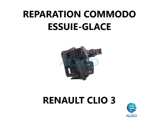 REPARATION COMMODO ESSUIE-GLACE RENAULT CLIO 3