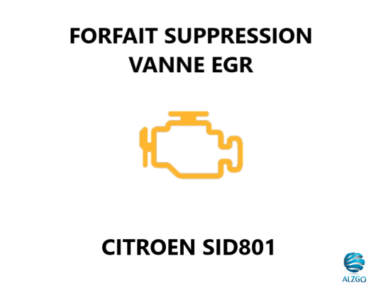 FORFAIT SUPPRESSION VANNE EGR CITROEN SID 801