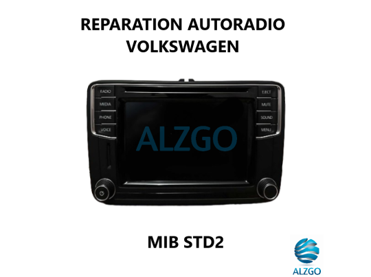 REPARATION AUTORADIO VOLKSWAGEN MIB STD2