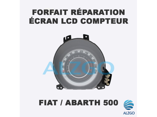 REPARATION ECRAN LCD COMPTEUR FIAT / ABARTH 500