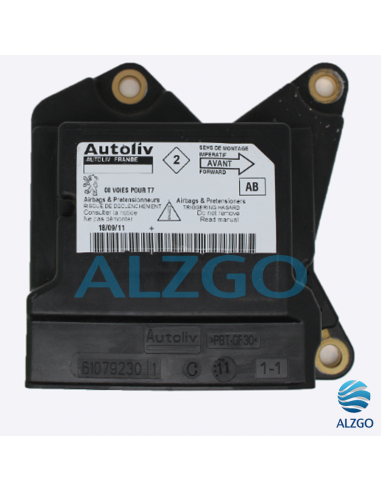 BOITIER AIRBAG PEUGEOT / CITROEN REF: 9673393680 / 619907800