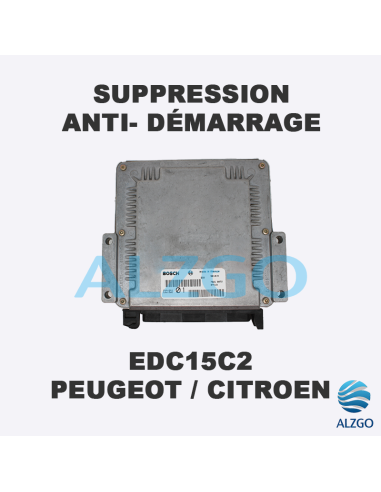 SUPPRESSION ANTI DEMARRAGE EDC15C2 PEUGEOT / CITROEN