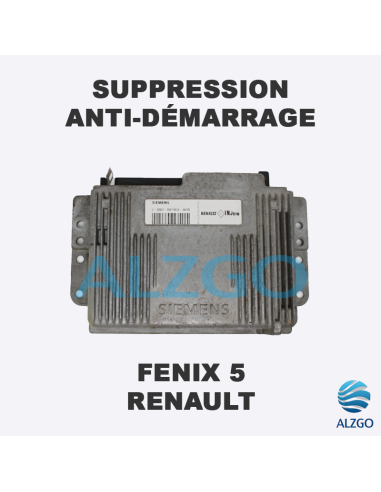 SUPPRESSION ANTI DEMARRAGE FENIX 5 RENAULT