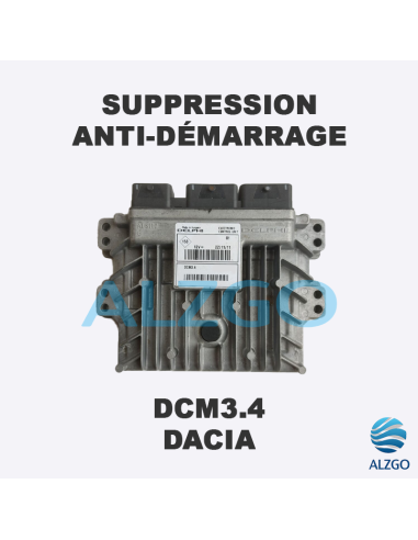 SUPPRESSION ANTI DEMARRAGE DCM3.4 DACIA