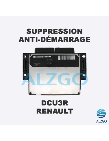 SUPPRESSION ANTI DEMARRAGE DCU3R RENAULT