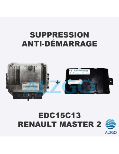 SUPPRESSION ANTI DEMARRAGE EDC15C13 RENAULT MASTER 2