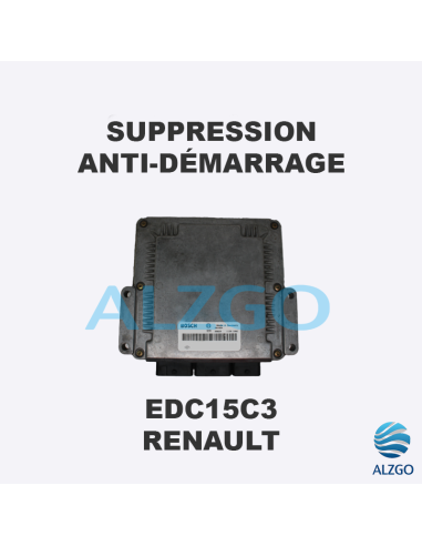 SUPPRESSION ANTI DEMARRAGE EDC15C3 RENAULT