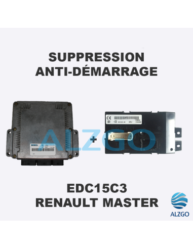 SUPPRESSION ANTI DEMARRAGE EDC15C3 RENAULT MASTER