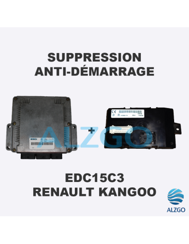 SUPPRESSION ANTI DEMARRAGE EDC15C3 RENAULT KANGOO