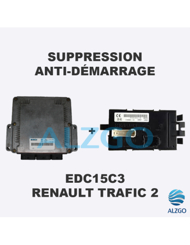 SUPPRESSION ANTI DEMARRAGE EDC15C3 RENAULT TRAFIC 2