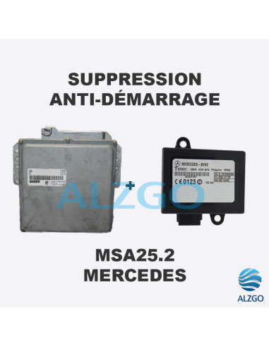 SUPPRESSION ANTI DEMARRAGE MSA25.2 MERCEDES