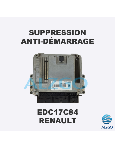 SUPPRESSION ANTI DEMARRAGE EDC17C84 RENAULT