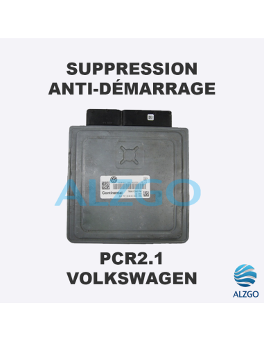 SUPPRESSION ANTI DEMARRAGE PCR2.1 VOLKSWAGEN