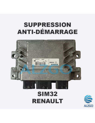 SUPPRESSION ANTI DEMARRAGE SIM32 RENAULT