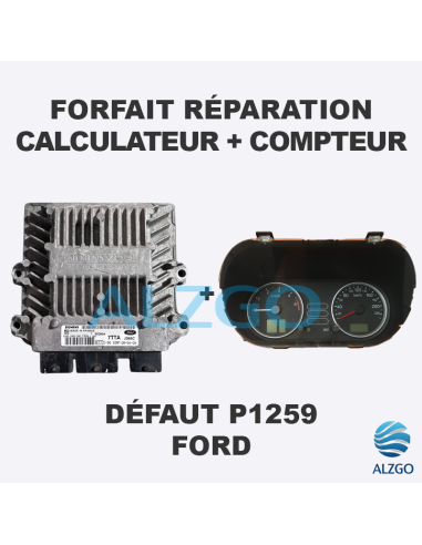 REPARATION CALCULATEUR + COMPTEUR DEFAUT P1259 FORD