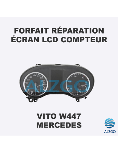 REPARATION ECRAN LCD COMPTEUR MERCEDES VITO W447