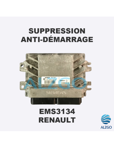 SUPPRESSION ANTI DEMARRAGE EMS3134 RENAULT