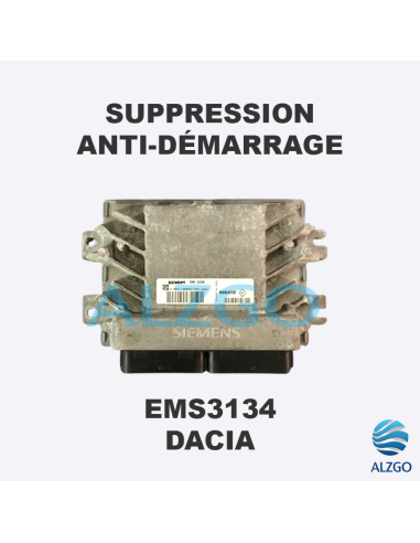 SUPPRESSION ANTI DEMARRAGE EMS3134 DACIA