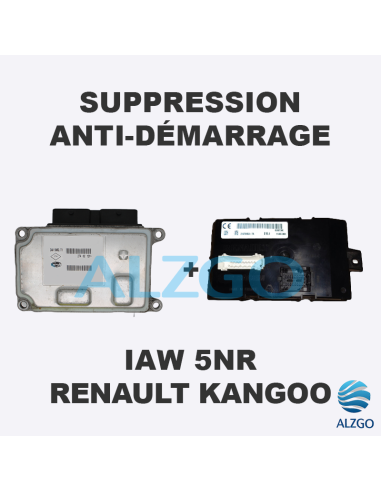 SUPPRESSION ANTI DEMARRAGE IAW 5NR RENAULT KANGOO