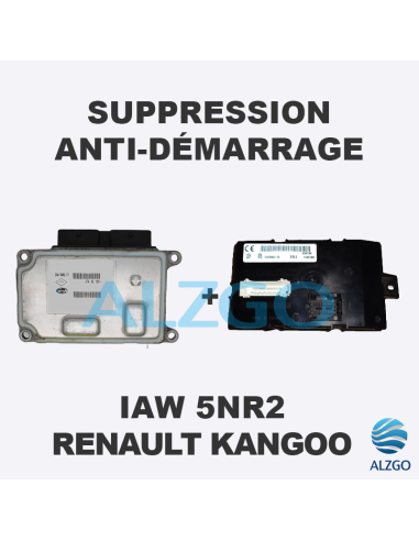 SUPPRESSION ANTI DEMARRAGE IAW 5NR2 RENAULT KANGOO