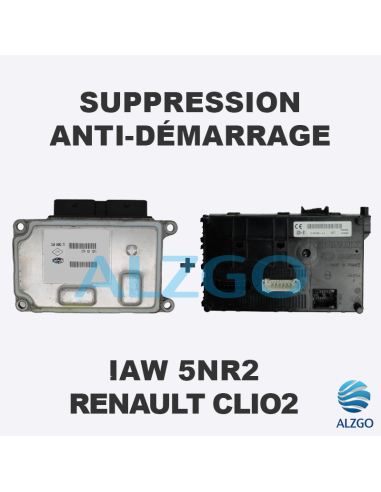 SUPPRESSION ANTI DEMARRAGE IAW 5NR2 RENAULT CLIO 2