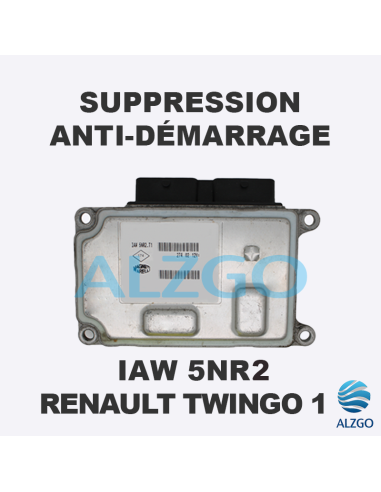 SUPPRESSION ANTI DEMARRAGE IAW 5NR2 RENAULT TWINGO 1