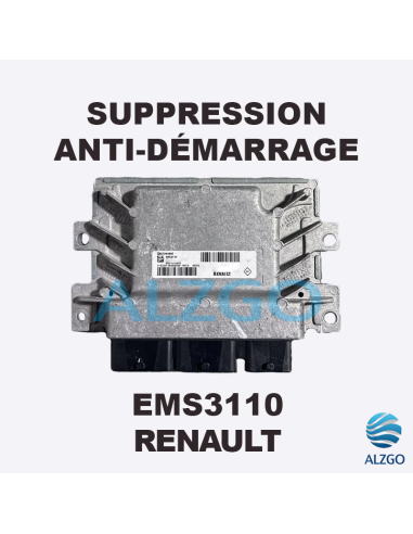 SUPPRESSION ANTI DEMARRAGE EMS3110 RENAULT