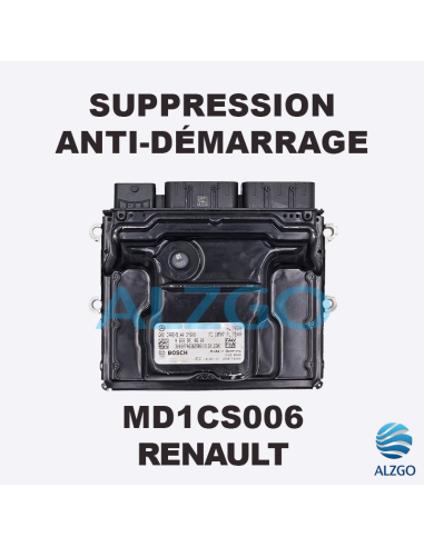 SUPPRESSION ANTI DEMARRAGE MD1CS006 RENAULT