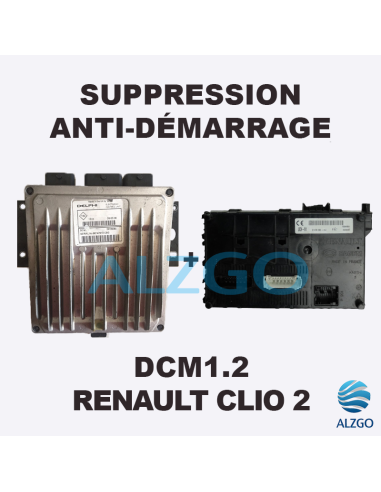 SUPPRESSION ANTI DEMARRAGE RENAULT DCM1.2 CLIO 2