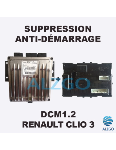 SUPPRESSION ANTI DEMARRAGE RENAULT DCM1.2 CLIO 3