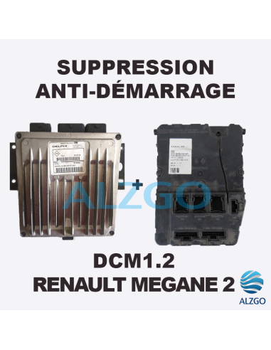 SUPPRESSION ANTI DEMARRAGE RENAULT DCM1.2 MEGANE 2