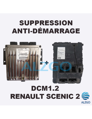 SUPPRESSION ANTI DEMARRAGE RENAULT DCM1.2 SCENIC 2