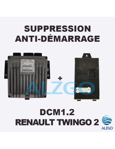 SUPPRESSION ANTI DEMARRAGE RENAULT DCM1.2 TWINGO 2