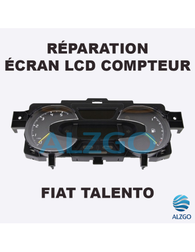 REPARATION ECRAN LCD COMPTEUR FIAT TALENTO