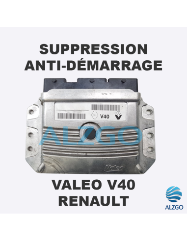 SUPPRESSION ANTI DEMARRAGE VALEO V40 RENAULT