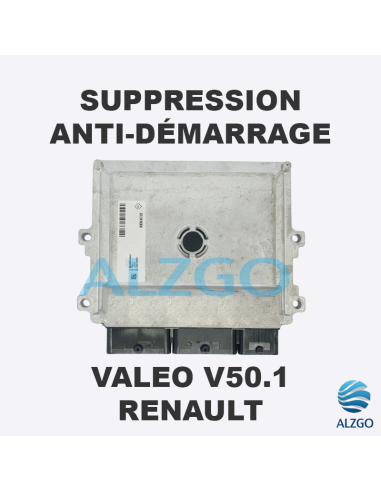 SUPPRESSION ANTI DEMARRAGE VALEO V50.1 RENAULT