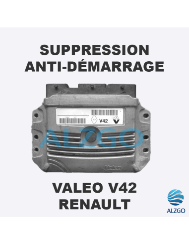 SUPPRESSION ANTI DEMARRAGE VALEO V42 RENAULT