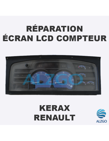 REPARATION ECRAN LCD COMPTEUR RENAULT KERAX