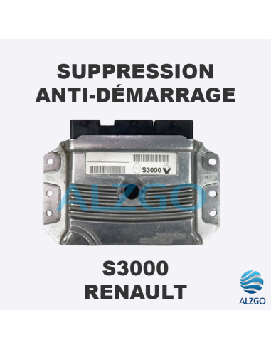 SUPPRESSION ANTI DEMARRAGE S3000 RENAULT