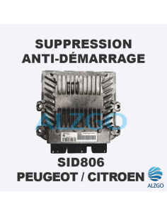 SUPPRESSION ANTI DEMARRAGE SID806 PEUGEOT / CITROEN