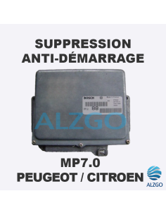 SUPPRESSION ANTI DEMARRAGE MP7.0 PEUGEOT / CITROEN