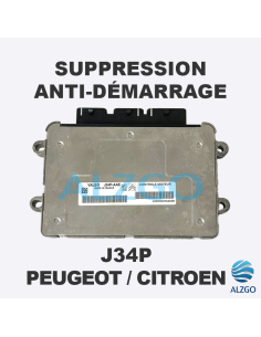 SUPPRESSION ANTI DEMARRAGE J34P PEUGEOT / CITROEN