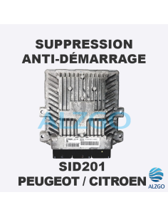 SUPPRESSION ANTI DEMARRAGE SID201 PEUGEOT / CITROEN