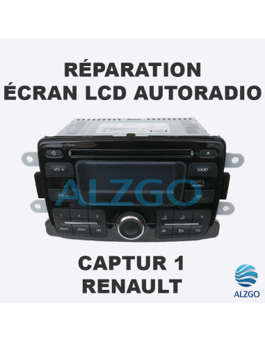 REPARATION ECRAN LCD AUTORADIO RENAULT CAPTUR 1