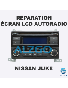 REPARATION ECRAN LCD AUTORADIO NISSAN JUKE