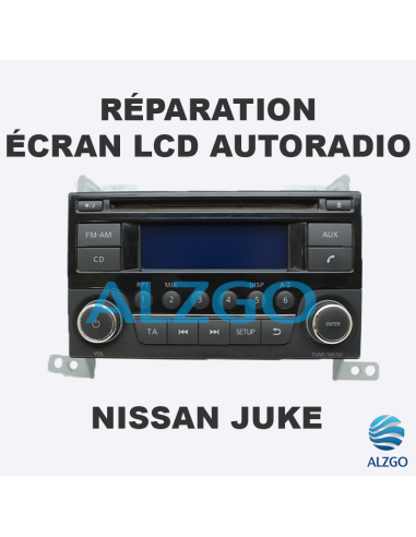 REPARATION ECRAN LCD AUTORADIO NISSAN JUKE